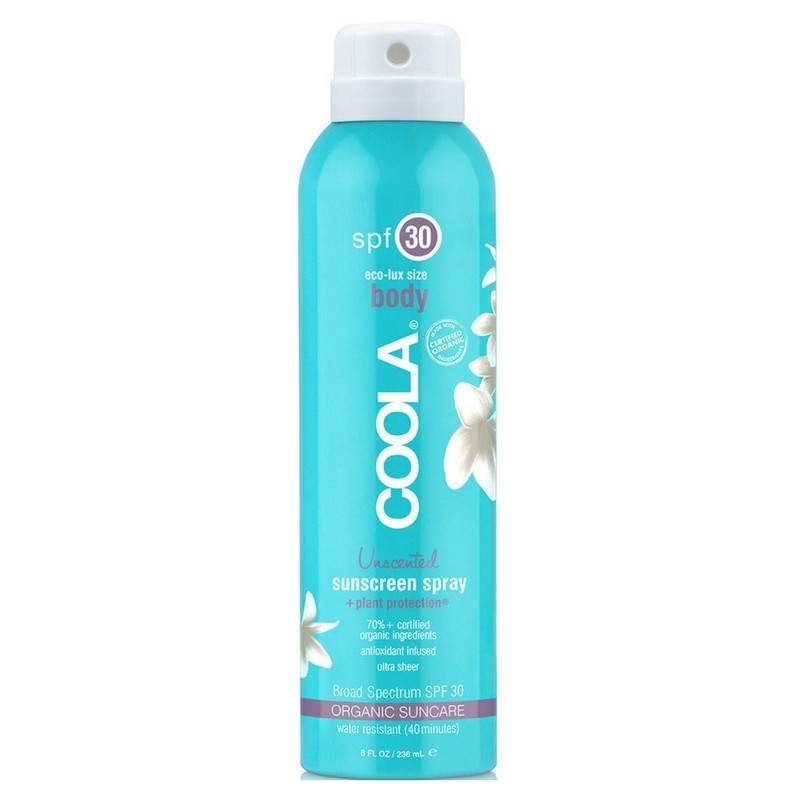 COOLA Body Sunscreen Spray Unscented SPF 30 - 236 ml