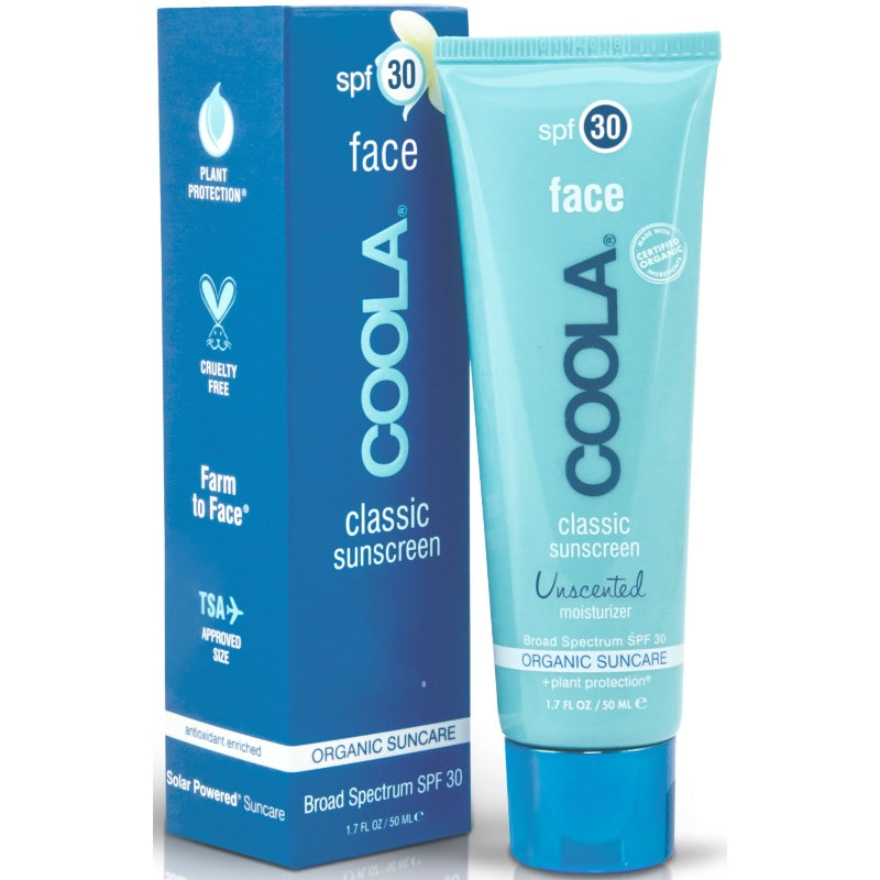COOLA Face Classic Sunscreen Unscented SPF 30 - 50 ml