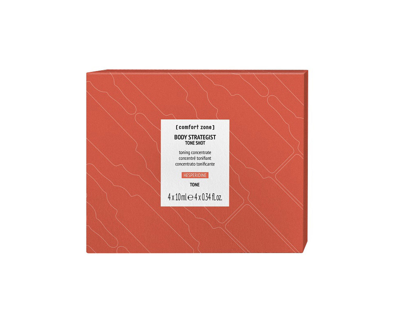 COMFORT ZONE | Body Strategist Tone Shot | 4 x 10 ml