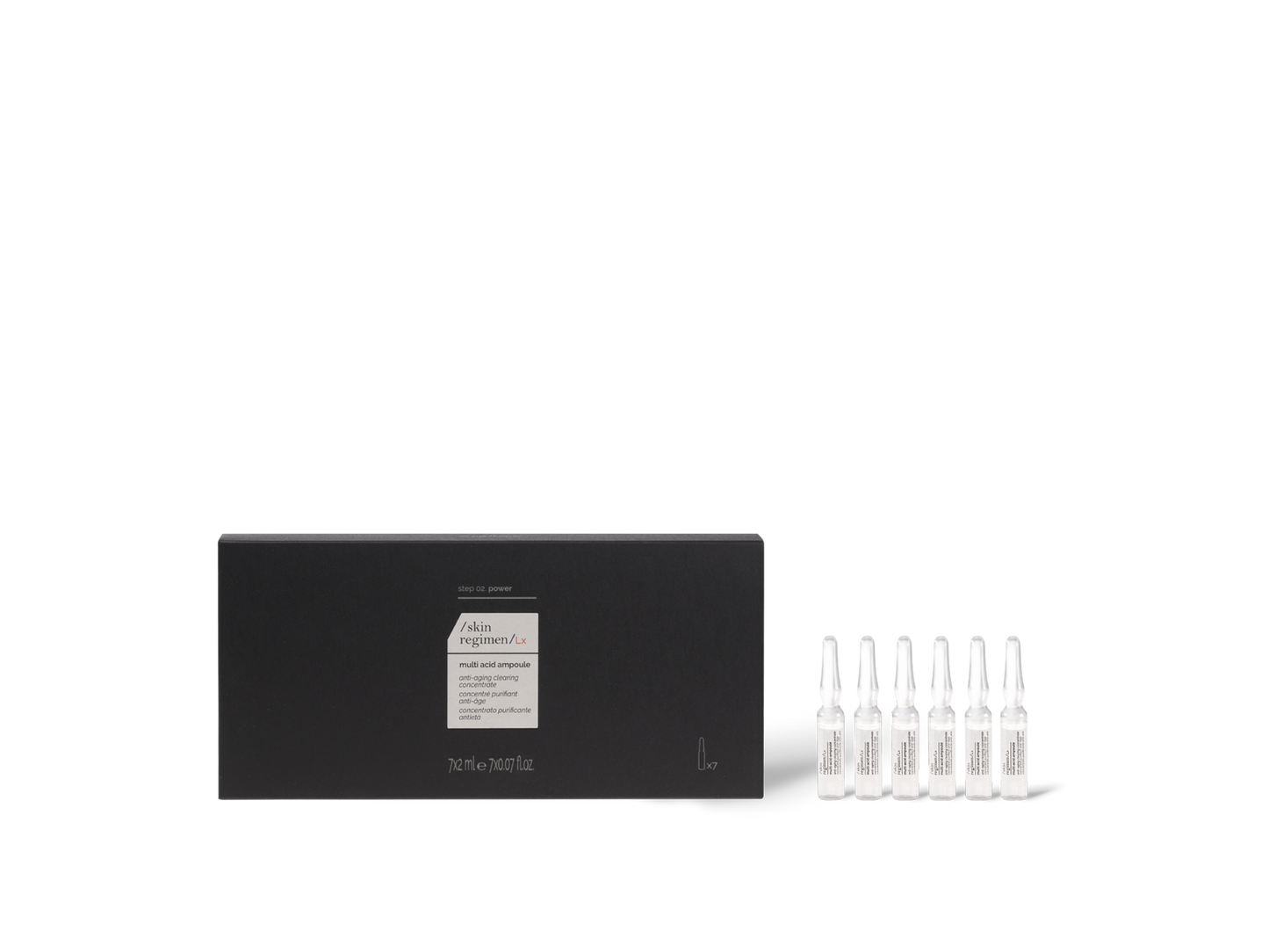 COMFORT ZONE | Skin Regimen LX Multi Acid Ampoule | 7 x 2 ml