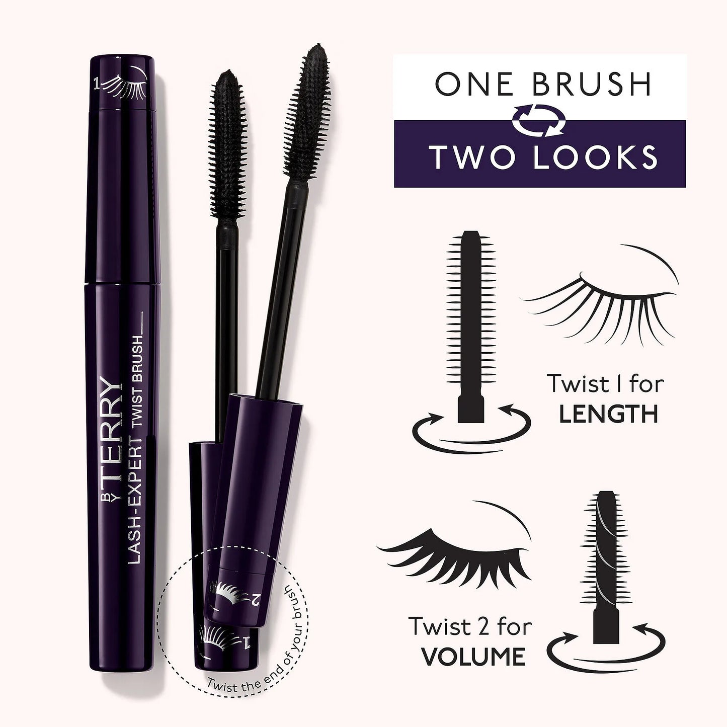 BY TERRY Lash-Expert Twist Brush N1 - Master Black
