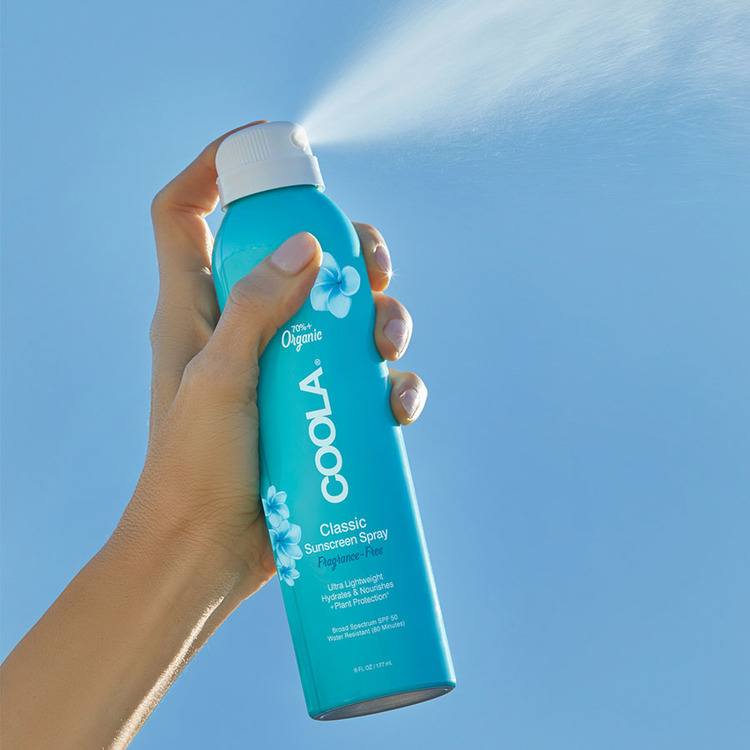 COOLA Classic Body Spray Fragrance-Free SPF 50, 177 ml