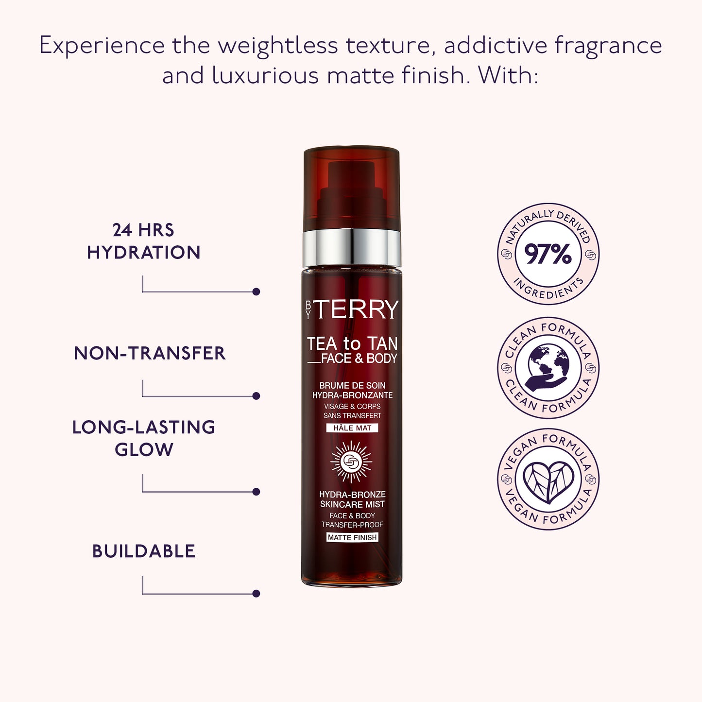 BY TERRY Tea to Tan Face & Body Matte Finish 100ml