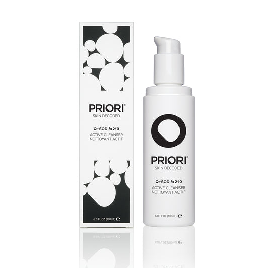 PRIORI Q+SOD – Active Cleanser 180ml